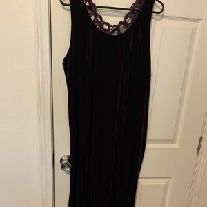 Velvet Burgundy dress